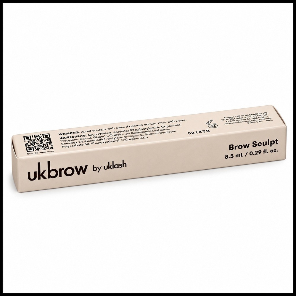 ukbrow by uklash Brow Sculpt Eyebrow Gel 8.5ml 0.29oz Clear 6014TB NEW